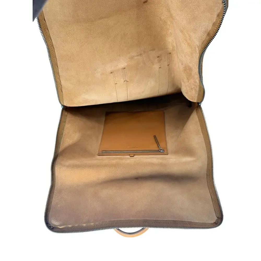 3.1 Phillip Lim 31 Hour Camel Calfskin Leather Fold Over Tote Bag Women's OS